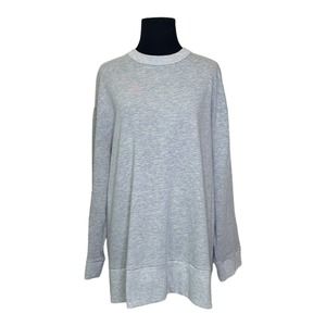 Errant gray long sleeves ties open back sweatshirt size large